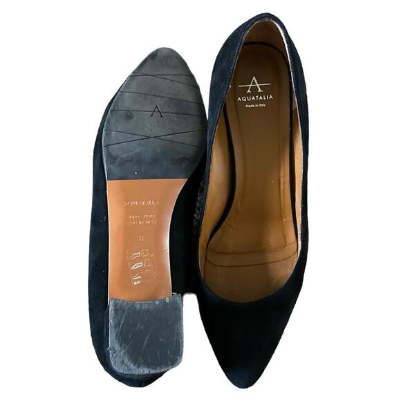 Aquatalia black suede pumps size 8 - Picture 3 of 7